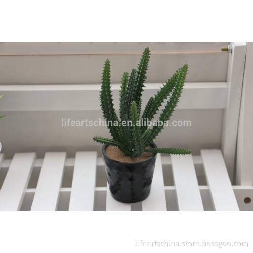 succulent plants, mini plant, Decorative Artificial Cactus Succulent Plant in a ceramic pot #2